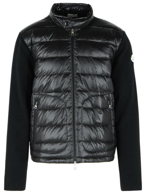 Moncler Moncler Padded Wool Cardigan With Black Zip Men