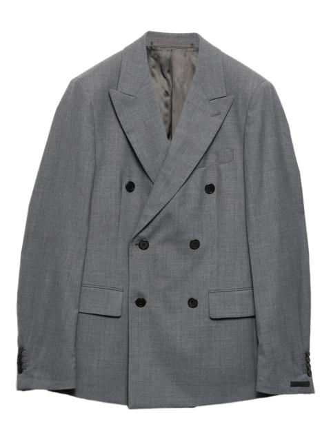 Prada Prada Double-breasted Peak-lapels Blazer