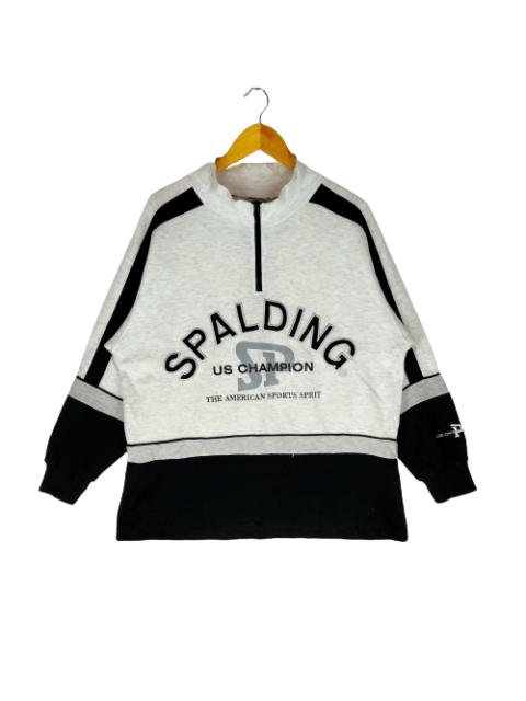 Other Designers Sportswear - Vintage SPALDING Big Embroidery SpellOut Hip Hop Sweater