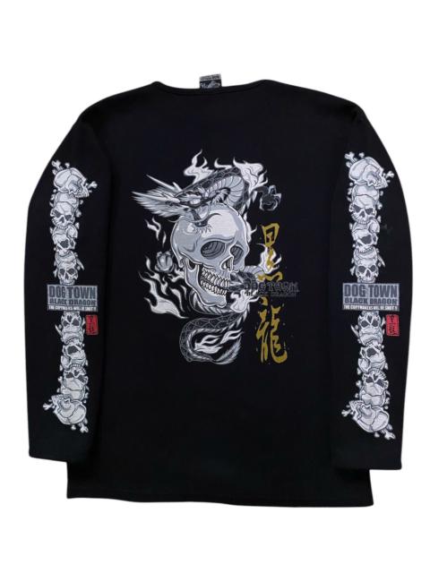 Other Designers vintage dog town black dragon skater jumper pullover