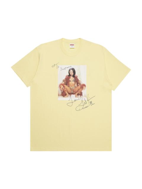 Supreme Supreme Lil Kim Tee 'Pale Yellow'