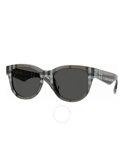 Burberry Burberry Dark Grey Oval Ladies Sunglasses BE4432U 414787 54