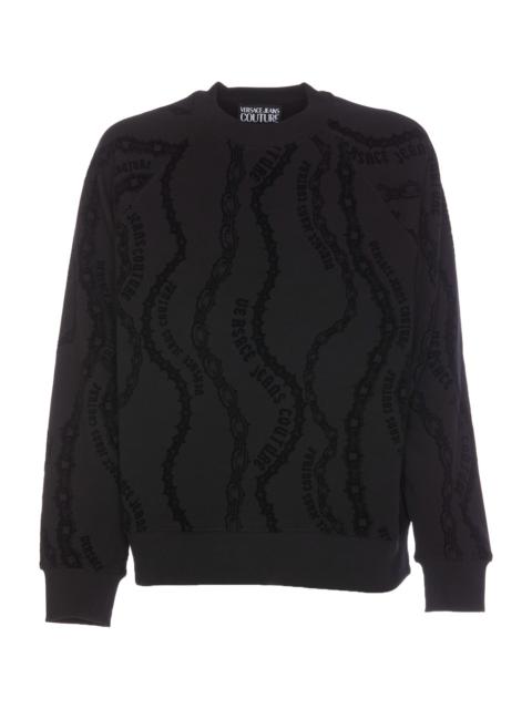 VERSACE JEANS COUTURE Stripes Relaxed Fit Sweatshirt