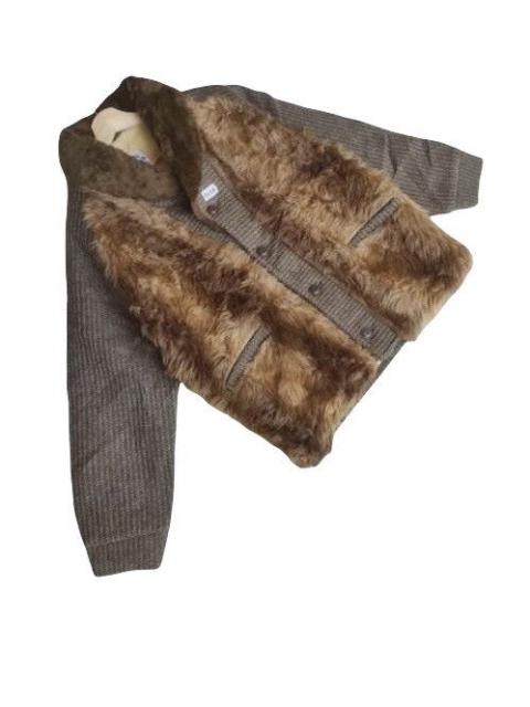 Other Designers Vintage gin-giss fur/wool jacket very rare