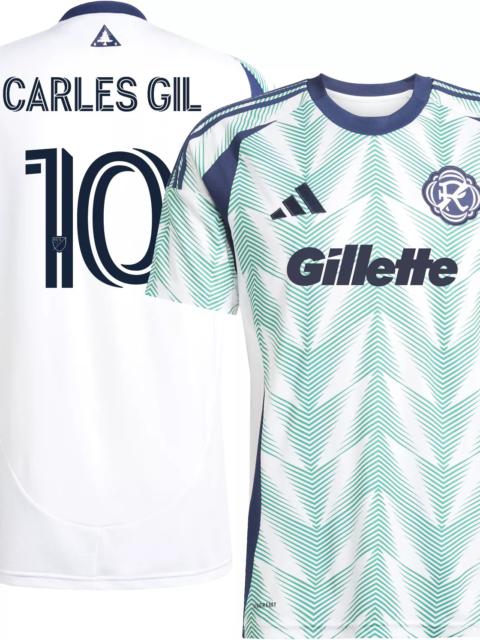adidas adidas Adult New England Revolution Carles Gil #10 2025 Secondary Replica Jersey