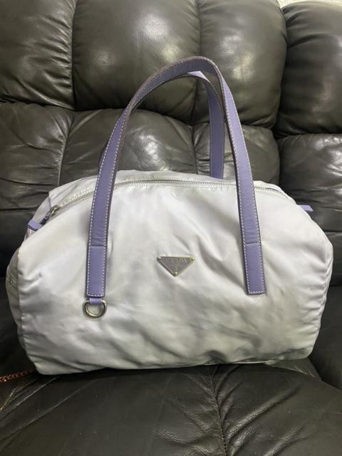 Prada Authentic Prada Tessuto Nyalon Boston Hand Bag