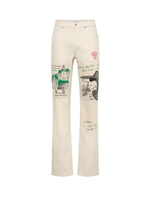 Marine Serre Regenerated Tote Bags Workwear Pants