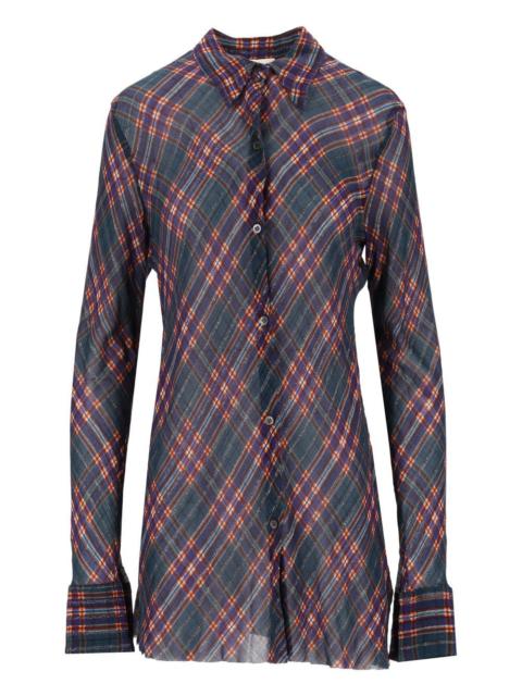 Dries Van Noten Dries Van Noten Women Form-Fitting Lurex Shirt