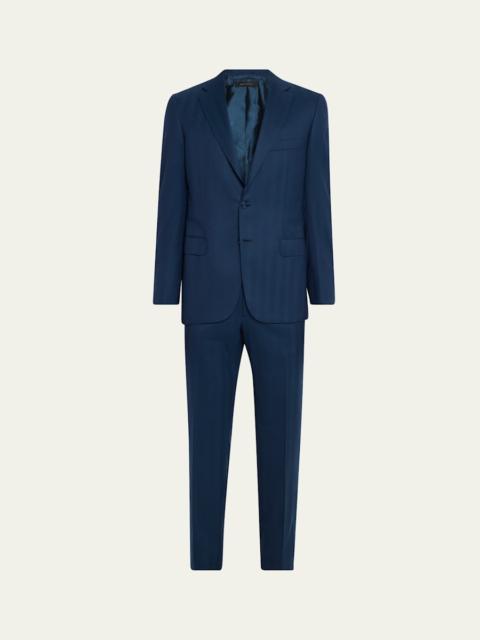 Brioni Men's Wool Herringbone Two-Piece Suit