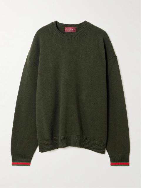 GUCCI Wool And Cashmere-blend Sweater