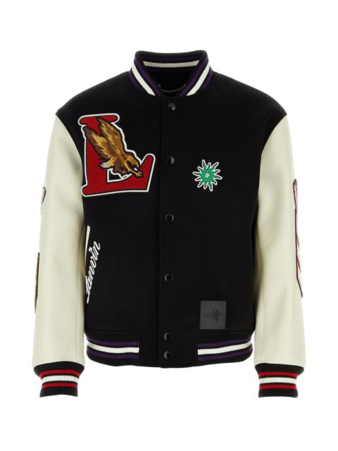 Lanvin Black wool blend Lanvin X Future bomber jacket