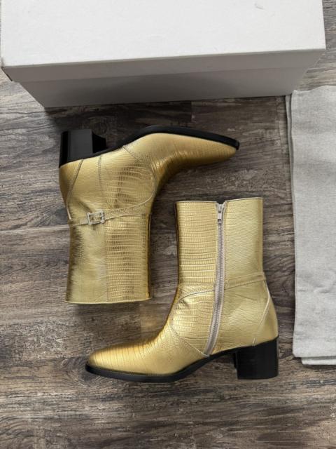 Vivienne Westwood NWD - Vivienne Westwood Gold tone Snake Western Boots