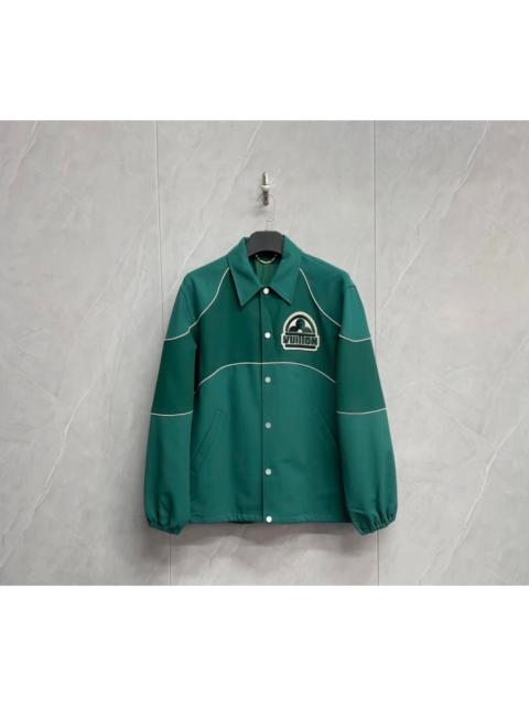 Louis Vuitton Louis Vuitton Embroidered Logo Button-Front Jacket