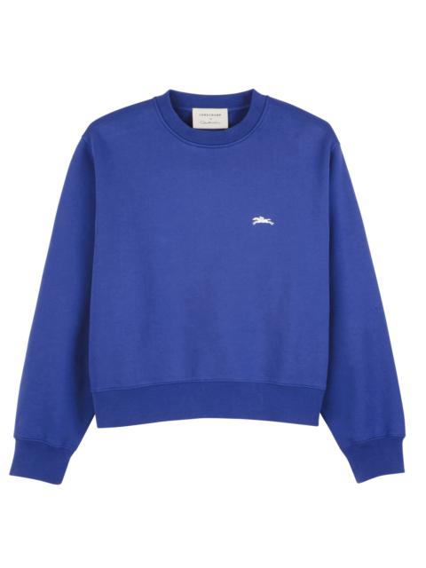 Longchamp Sweatshirt Cobalt - Printed jersey