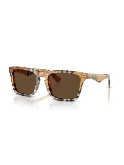 Burberry Burberry Dark Brown Square Men's Sunglasses BE4434 414673 57