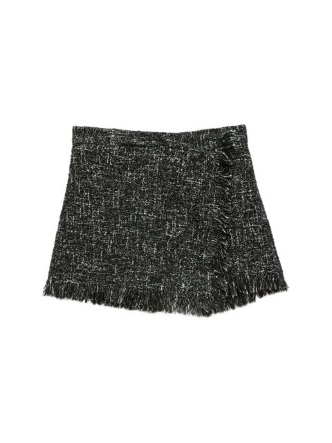 MSGM Fringed shorts