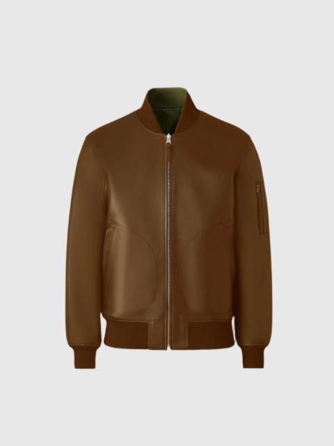 MACKAGE EASTON-SA 2-in-1 Reversible Leather Bomber Jacket