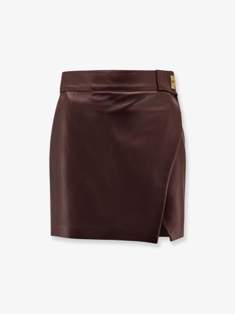 ELISABETTA FRANCHI - Elisabetta Franchi Leather Miniskirt