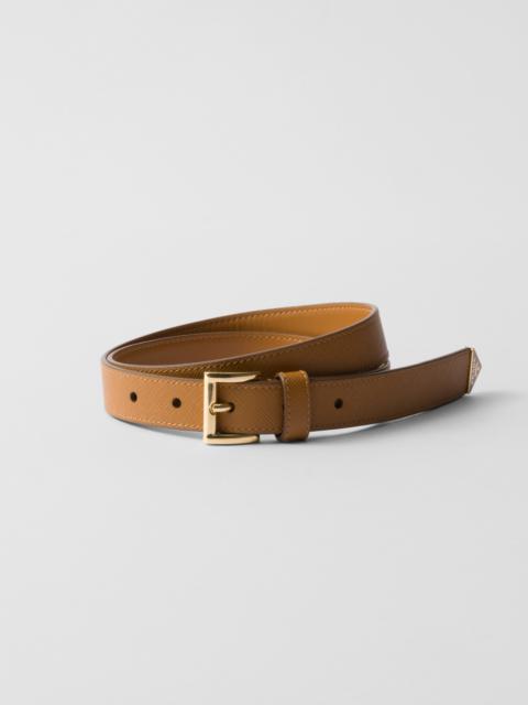Prada Saffiano leather belt