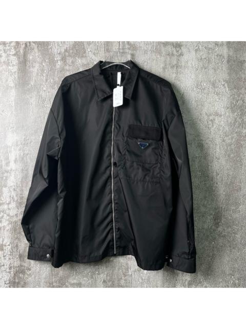Prada Prada Nylon Lapel Shirt Jacket