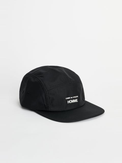 Comme Des Garçons COMME DES GARÇONS HOMME 5-PANEL LOGO HAT BLACK