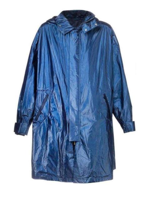 Other Designers Runway Blue Oversized Raincoat