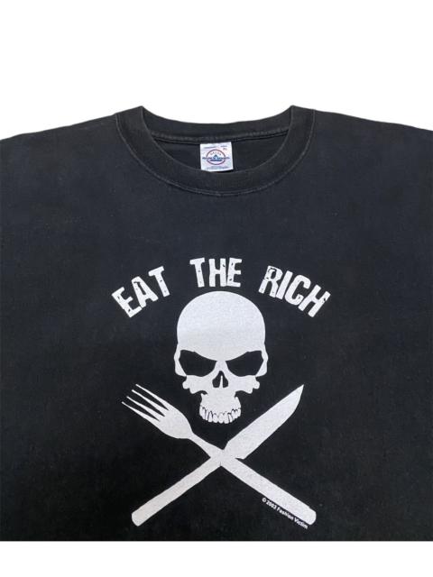 Other Designers Vintage Sunfaded Fashion Victim “EAT THE RICH” Punk tee