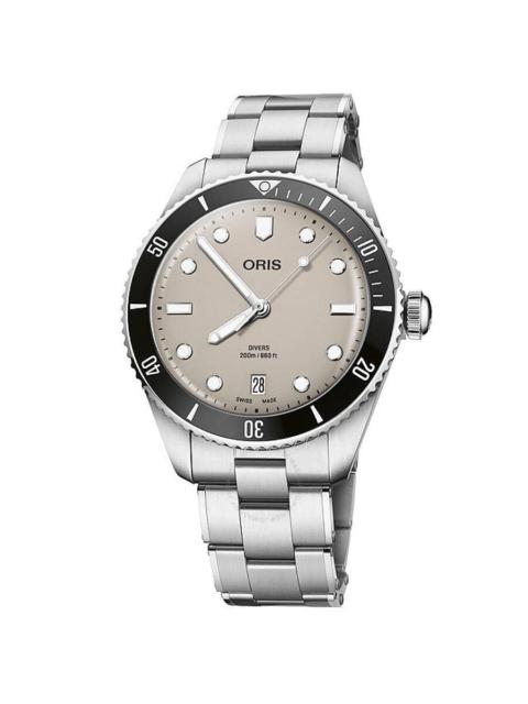 Oris - Oris Divers Date Automatic Beige Dial Watch 01 733 7795 4051-SET