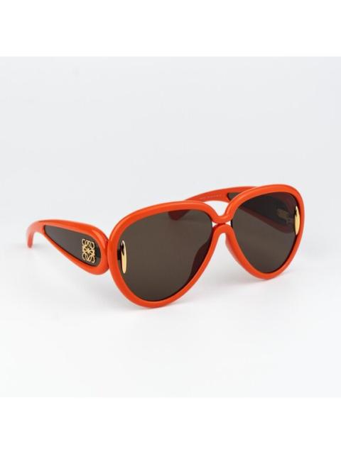 Loewe Loewe X PAULA'S IBIZA Women Sunglasses Orange Pilot LW40132I 42E NEW AUTHENTIC