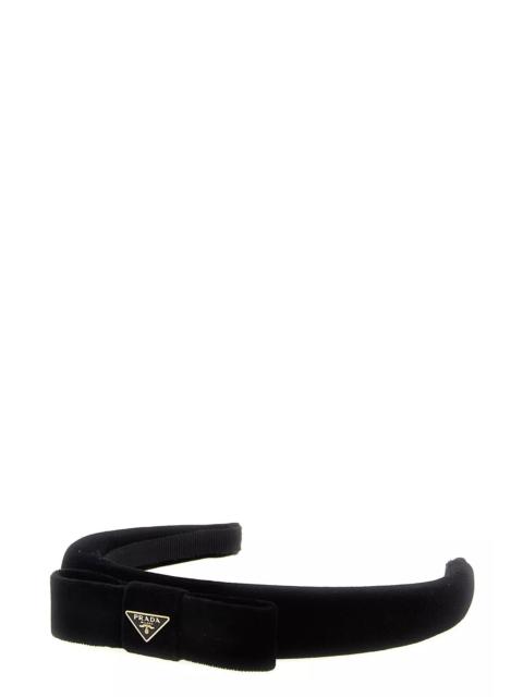 Prada Women Velvet Headband