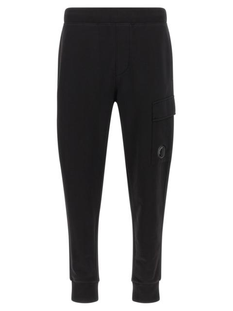 C.P. Company C.P. Company Men 'Diagonal Raised Fleece' Pants With Lens Detail