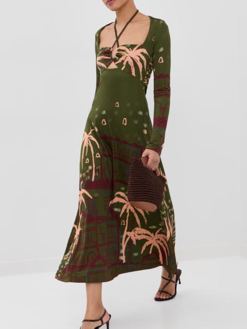 Johanna Ortiz Eternal Tropical Ankle Dress