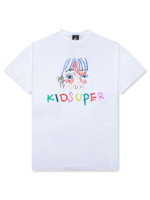 KidSuper CRAYON TEE - WHITE