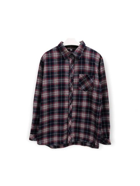 Other Designers Vintage - Vintage Plaid Tartan Flannel Shirt 👕