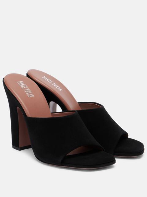 PARIS TEXAS Ava suede mules