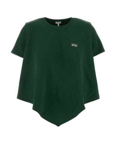 Loewe Loewe Women Bottle Green Cotton Blend T-Shirt