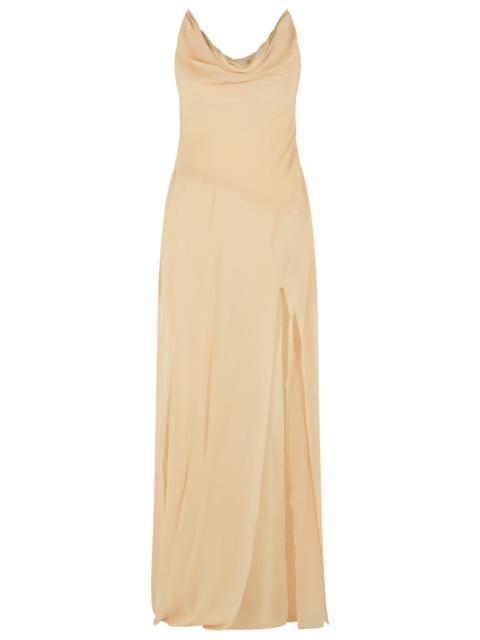 Blumarine Blumarine Cream Viscose Dress Women