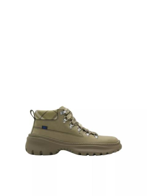 Burberry Men's Nubuck Scoot Hike Boots