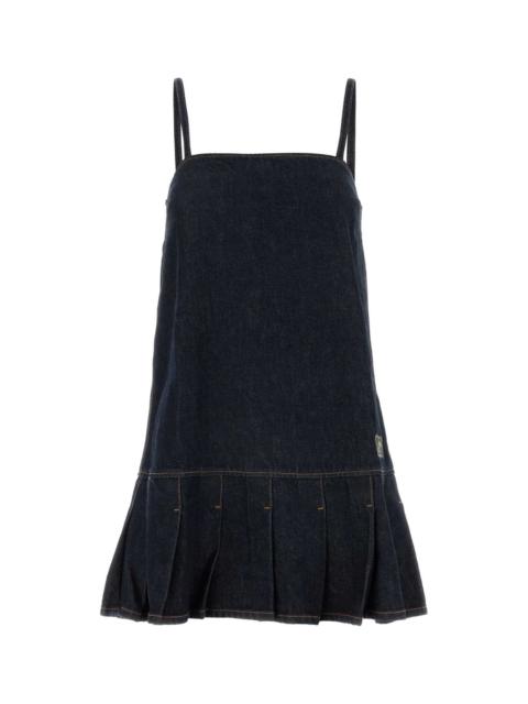 GANNI Ganni Women Dark Blue Denim Mini Dress