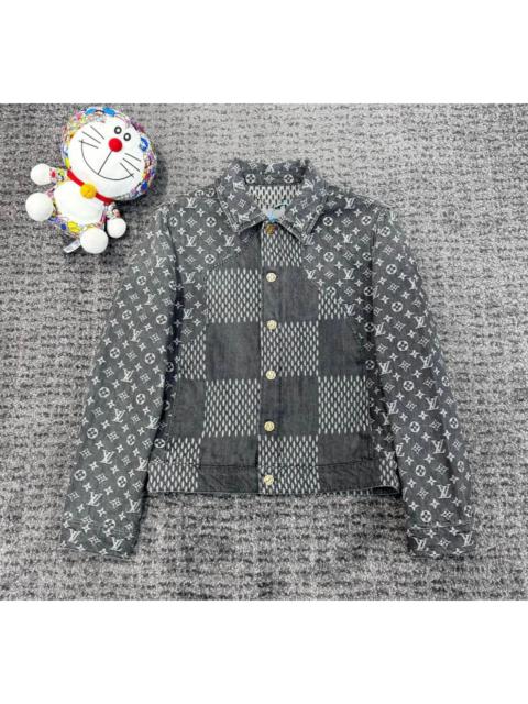 Louis Vuitton Louis Vuitton Nigo Giant Waves Monogram Denim Jacket