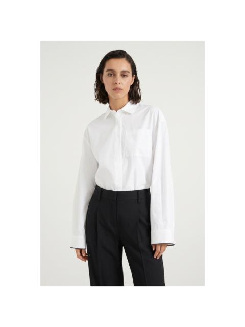Brunello Cucinelli Brunello Cucinelli White Oversized Cotton Shirt