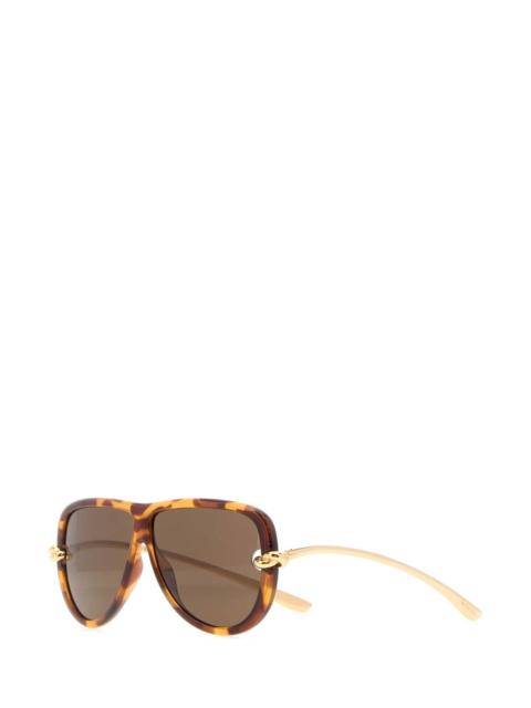 Bottega Veneta Bottega Veneta Women Printed Acetate Knot Sunglasses