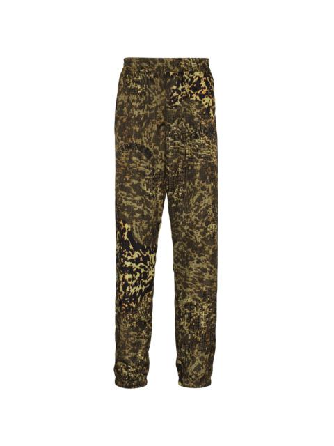 Givenchy 4G animal-print track pants