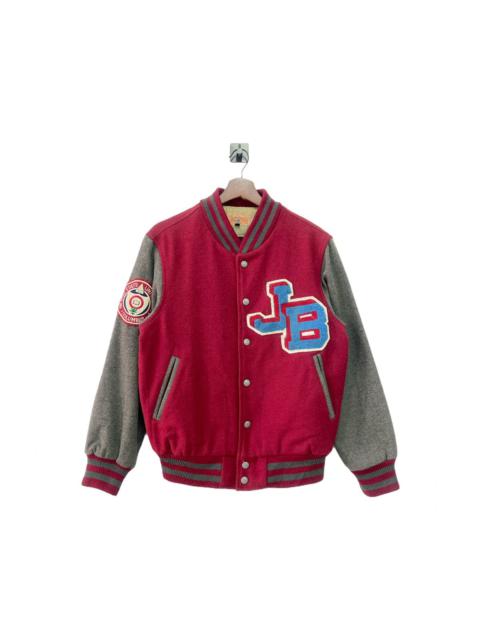 Other Designers Vintage 80s Ohio State University Letterman Varsity Jacket