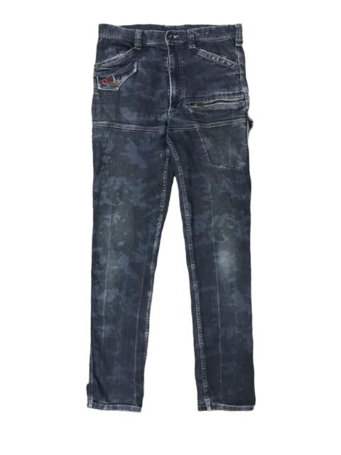 Other Designers Japanese Brand - CARGO NAVY CAMO D GROW BRAND SIDE POCKET ZIPPER STYLE