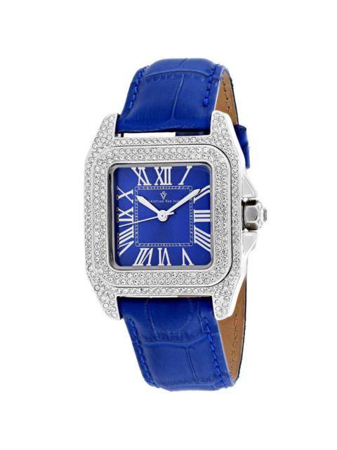 Other Designers Christian Van Sant Radieuse Quartz Blue Dial Ladies Watch CV4421