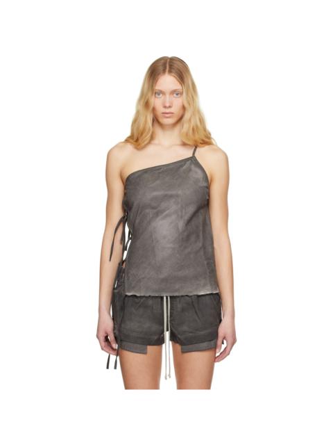 Rick Owens DRKSHDW Gray Hollywood Taco Denim Top