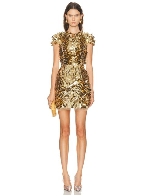 Oscar de la Renta Illusion Tulle Dress