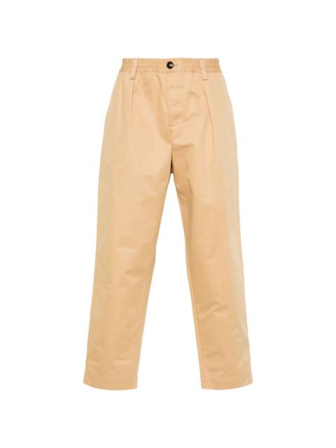 Marni gabardine tapered trousers