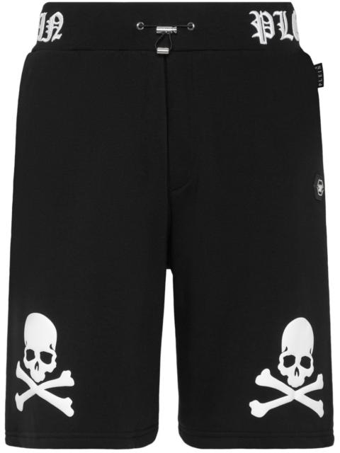 PHILIPP PLEIN skull-print track shorts